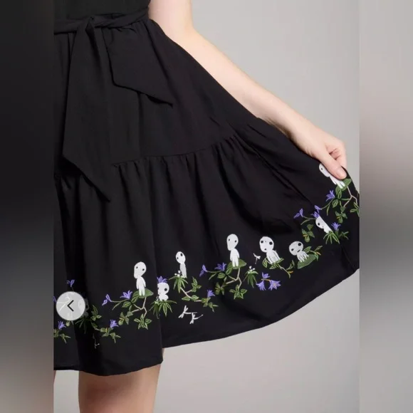 3X Her Universe Studio Ghibli Princess Mononoke Kodama Dress - Picture 2 of 6